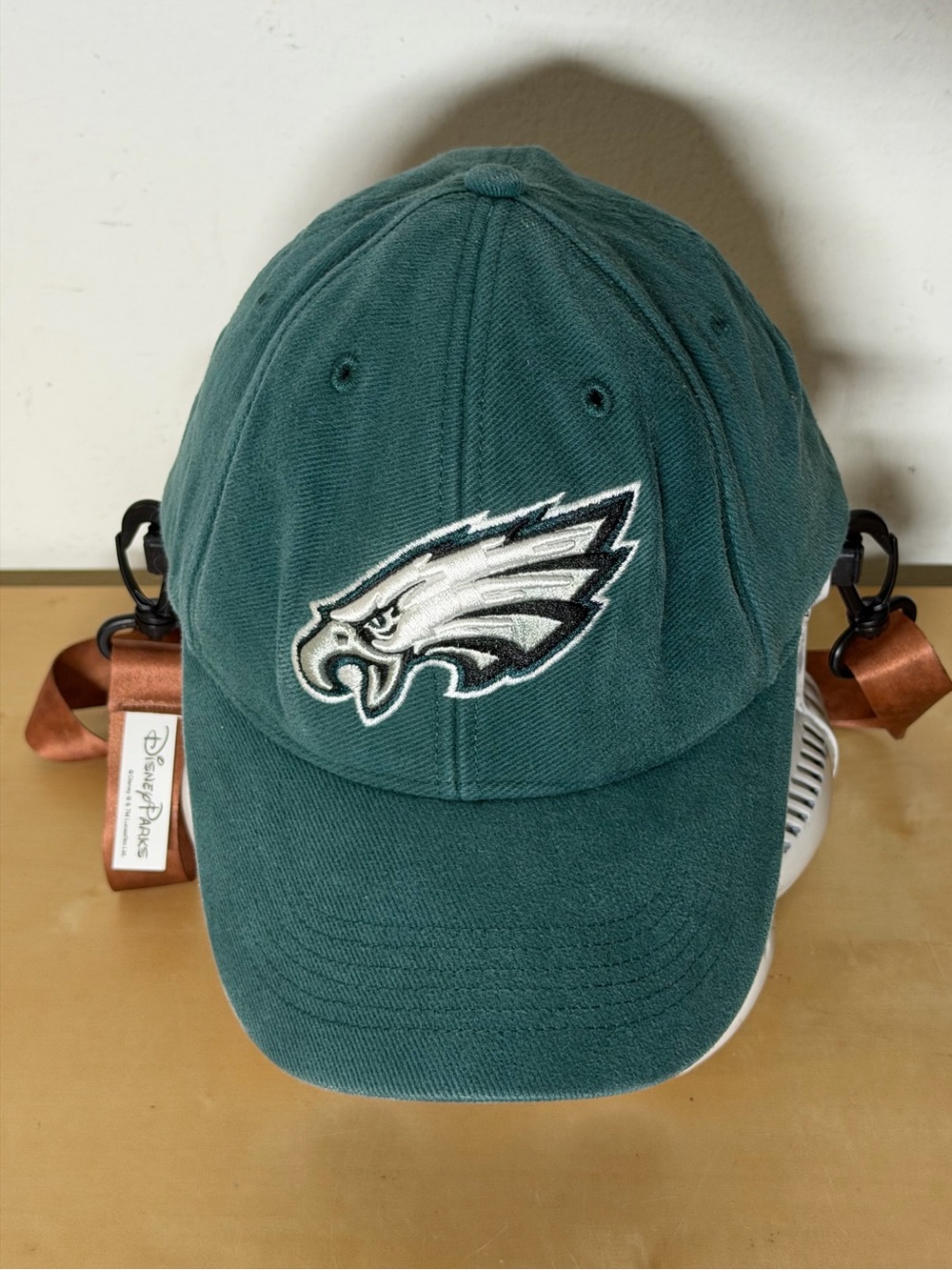 VTG Y2K Reebok NFL On Field Philadelphia Eagles Wool Green Adjustable Hat Cap VG